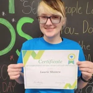 Laurie is alwasy quick with a smile and kind word. 